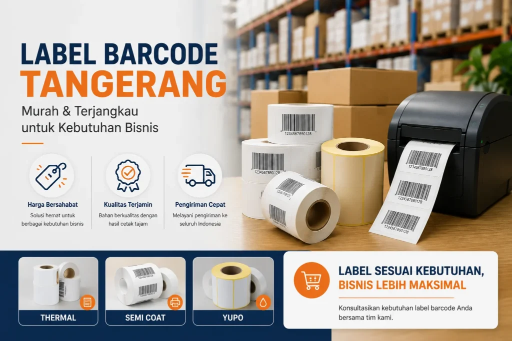 Harga Label Barcode Murah & Terjangkau