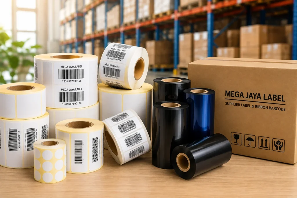 Supplier Label Barcode Tangerang, Bekasi, Cikarang & Jawa Terpercaya